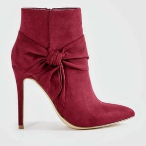 JustFab Burgundy Sexy Heels